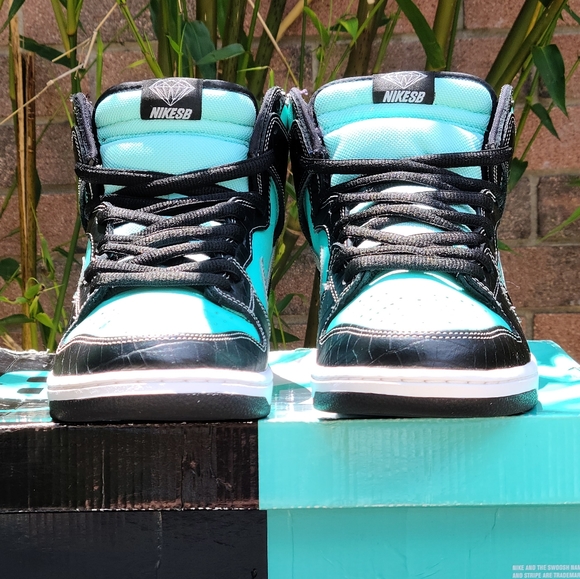 Nike dunk high × Diamond Supply Co. "Tiffany" - Picture 4 of 7
